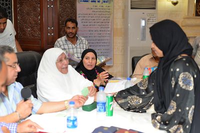 The righteous survivors conclude their Ramadan charitable activity by honoring the memorizers of the Noble Qur’an and preparing orphan girls who are about to get married